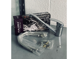 MONOCOMANDO DE COCINA CLASICO NEGRO Y CROMADO