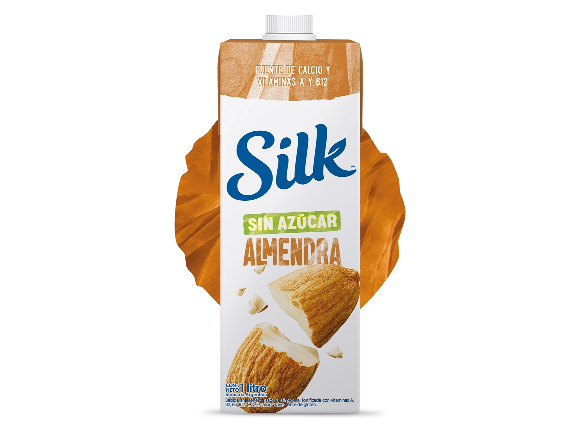 Bebida de Almendra SIN AZUCAR, SIN GLUTEN 1L SILK