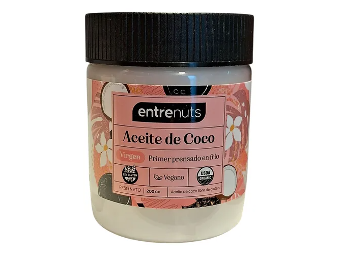 Aceite de Coco Virgen SIN GLUTEN ENTRENUTS