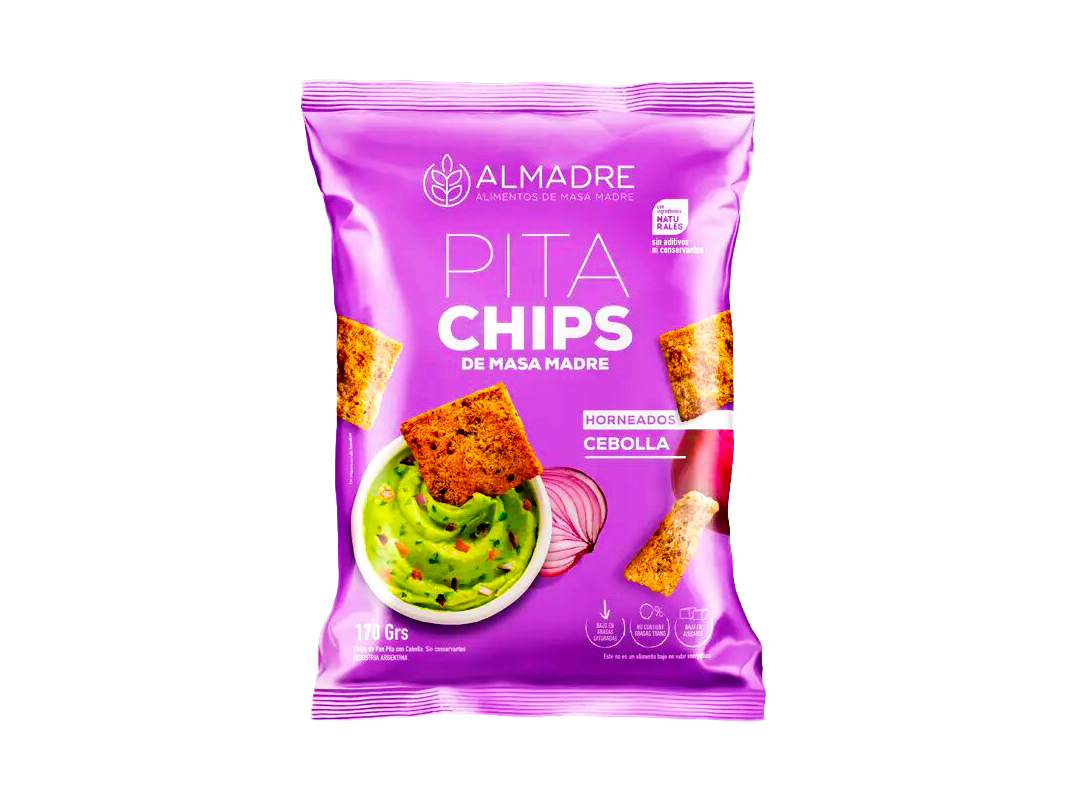 Chips de Masa Madre horneados sabor Cebolla 115g ALMADRE