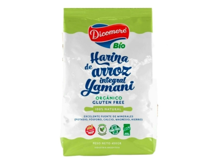Harina de Arroz Yamani Integral 450g DICOMERE