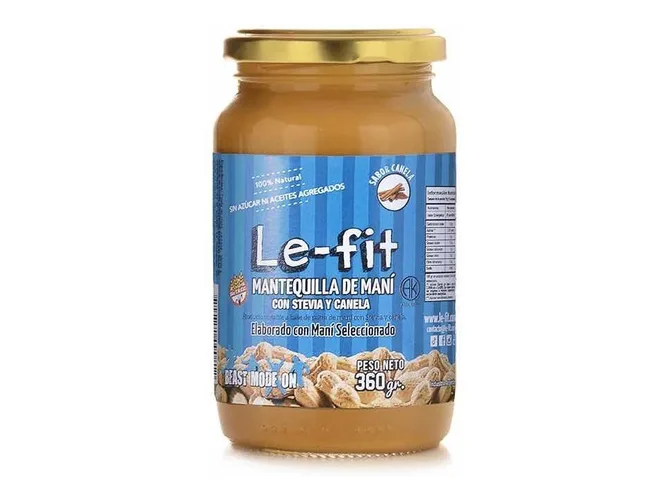 Mantequilla de Maní Natural 360g LE-FIT