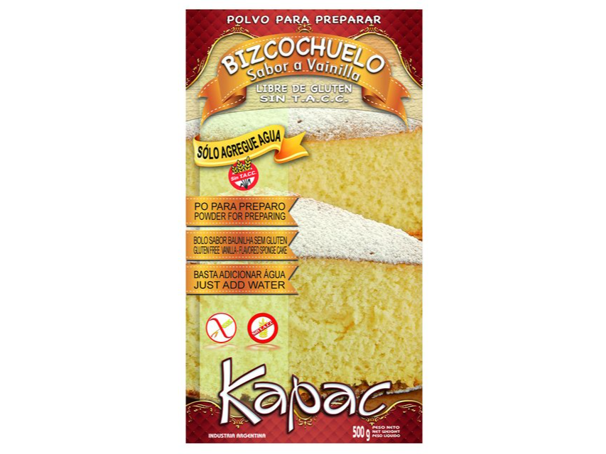Polvo para Bizcochuelo de Vainilla 500g KAPAC