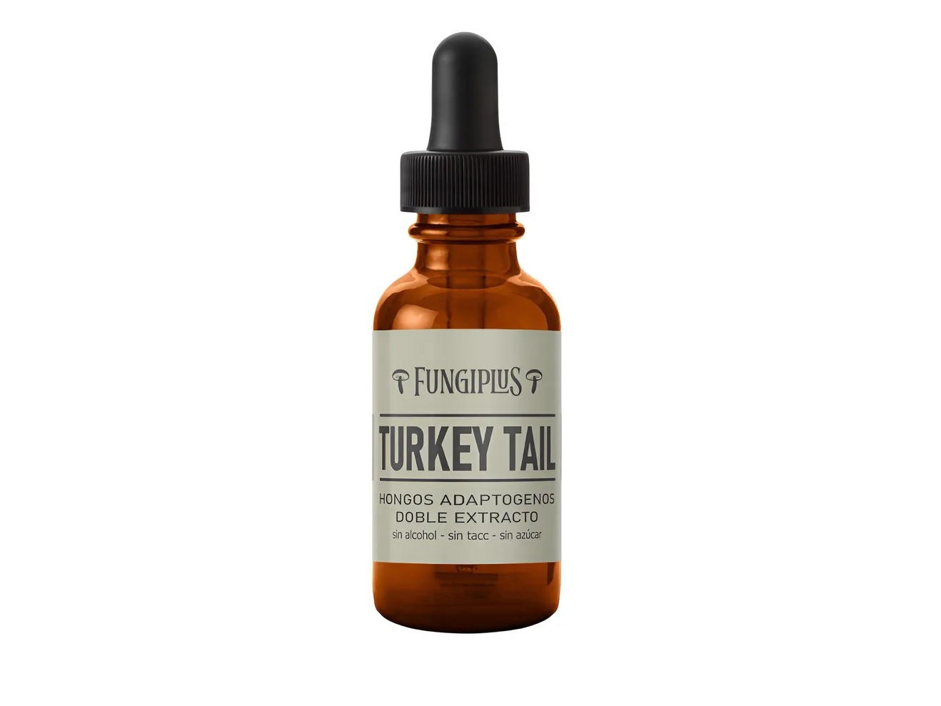 Hongo Adaptógeno Turkey Tail SIN GLUTEN 60ml FUNGIPLUS