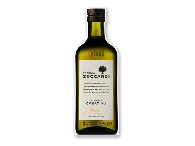 Aceite de Oliva Virgen Extra CORATINA 250ml FAMILIA ZUCCARDI
