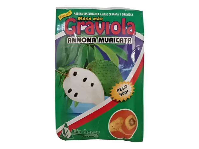 Maca más Graviola Anonna Muricata Peruana 90g