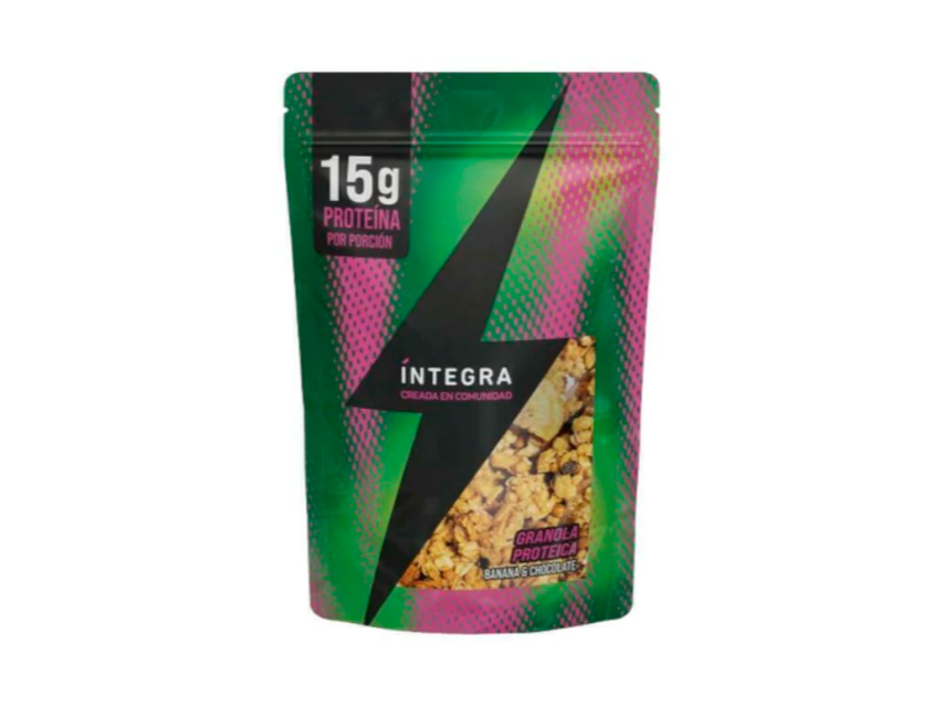 Granola Proteica Banana y Chocolate 250g INTEGRA