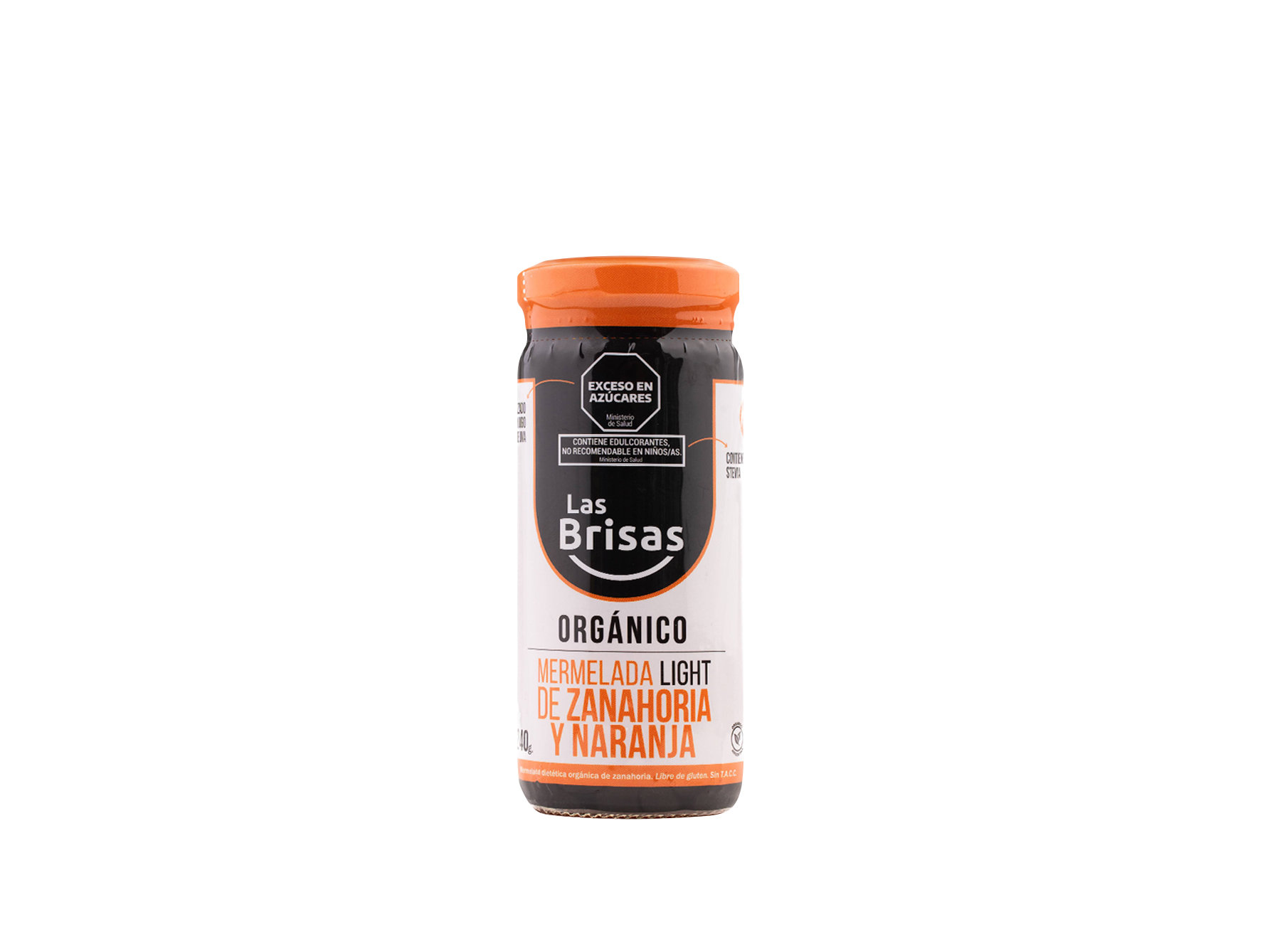 Mermelada Light de Zanahoria y Naranja 240g LAS BRISAS