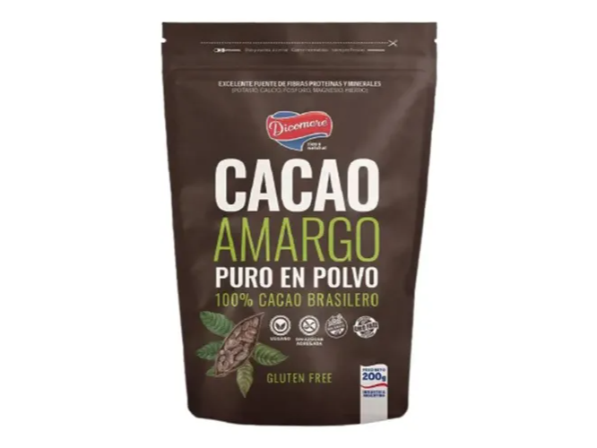 Cacao Amargo Puro en Polvo 200g DICOMERE
