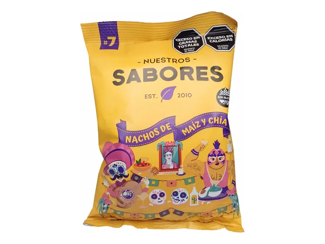 Nachos de Maíz y Chía NUESTROS SABORES