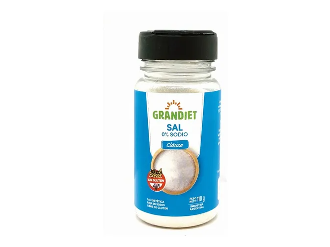 Sal sin Sodio SIN GLUTEN 110g GRANDIET