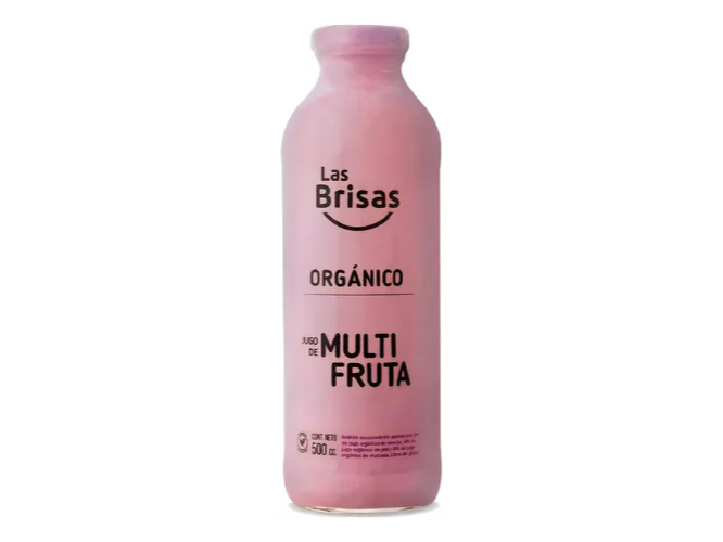 Jugo Orgánico Liviano de Multifruta 500ml LAS BRISAS
