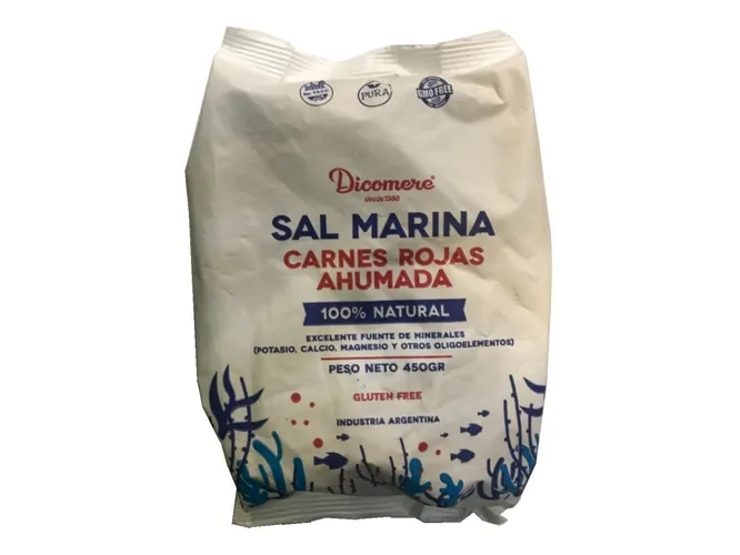 Sal Marina Carnes Rojas Ahumada 450g DICOMERE