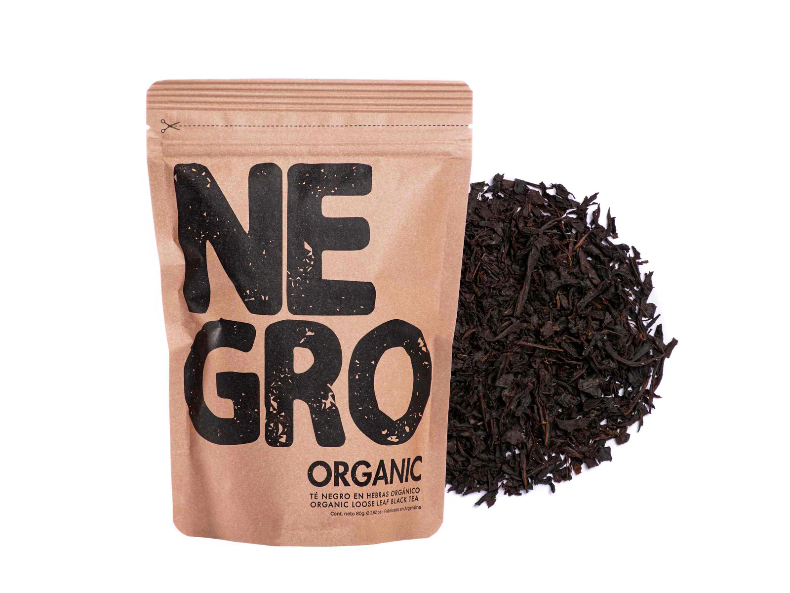 Te Negro en Hebras Orgánico 80g INTI