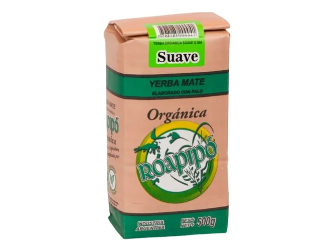 Yerba Suave Elaborada con Palo Orgánico 500g ROAPIPÓ