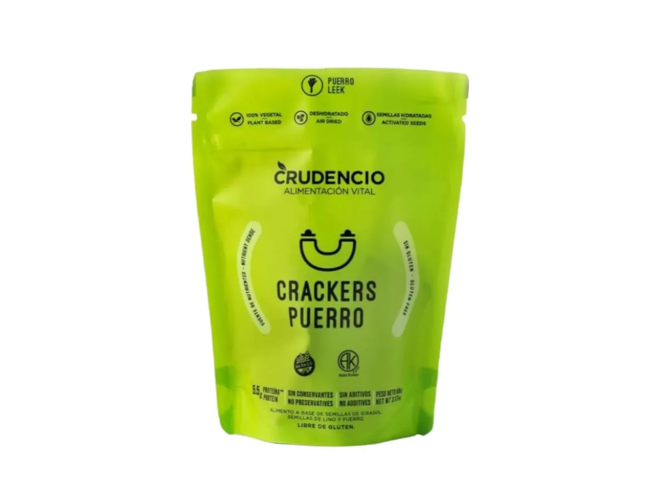 Crackers de Puerro 80g CRUDENCIO