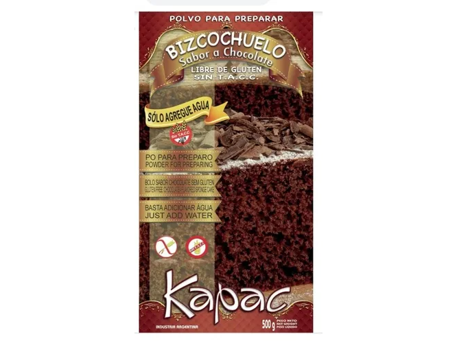 Polvo para Bizcochuelo de Chocolate 500g KAPAC