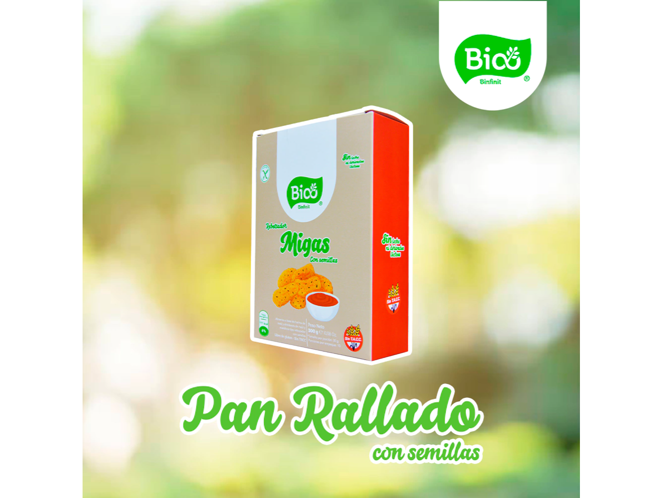 Rebozador Migas con Semillas SIN GLUTEN 300g BINFINIT
