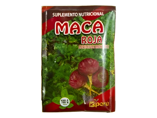 Maca Roja Peruana Lepidium Mayenii 90g