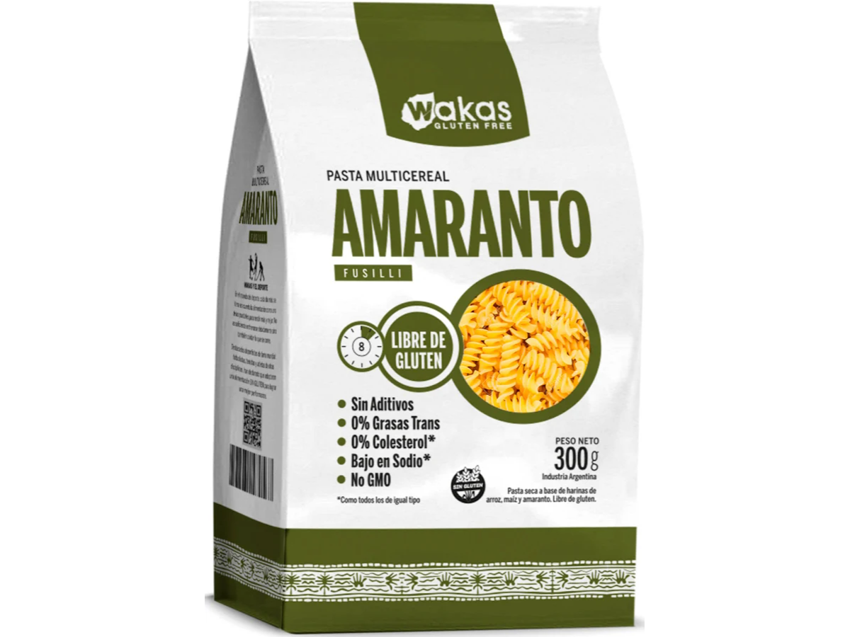 Pasta Multicereal con Amaranto WAKAS