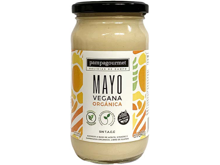 Mayo Vegana Orgánica SIN GLUTEN 315g PAMPA GOURMET