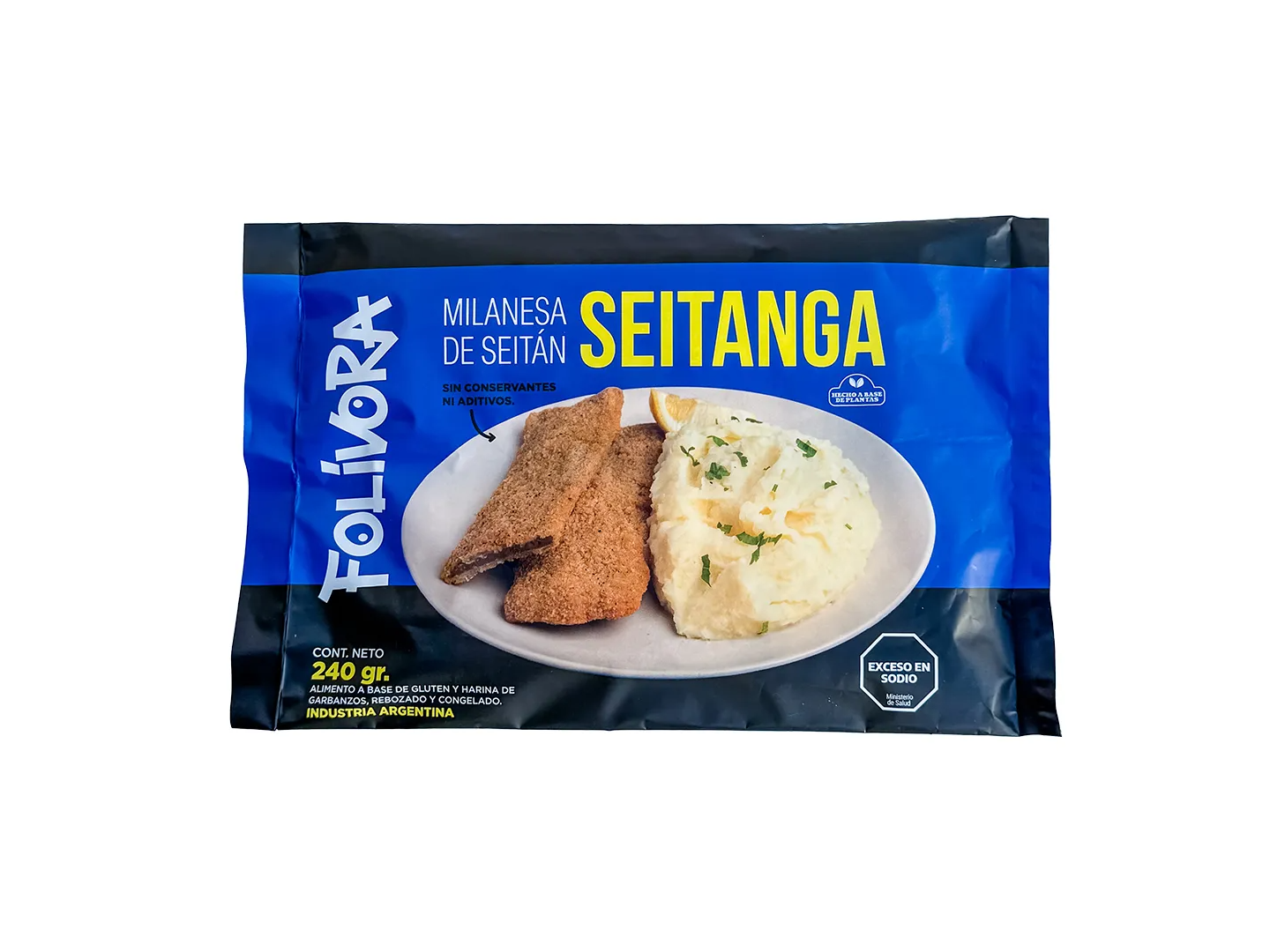 Milanesa de Seitan Seitanga 240g FOLÍVORA
