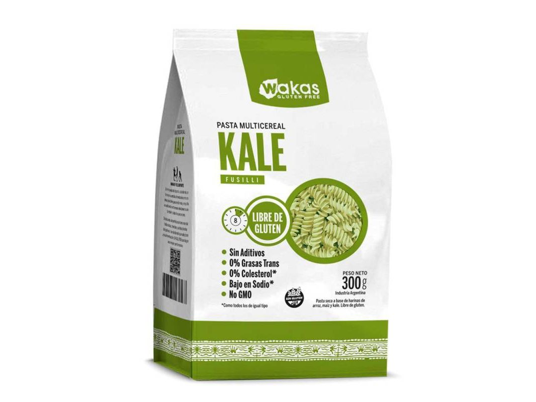 Pasta Multicereal con Kale WAKAS