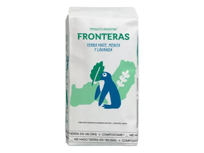 Yerba Mate Menta y Lavanda 500g FRONTERAS