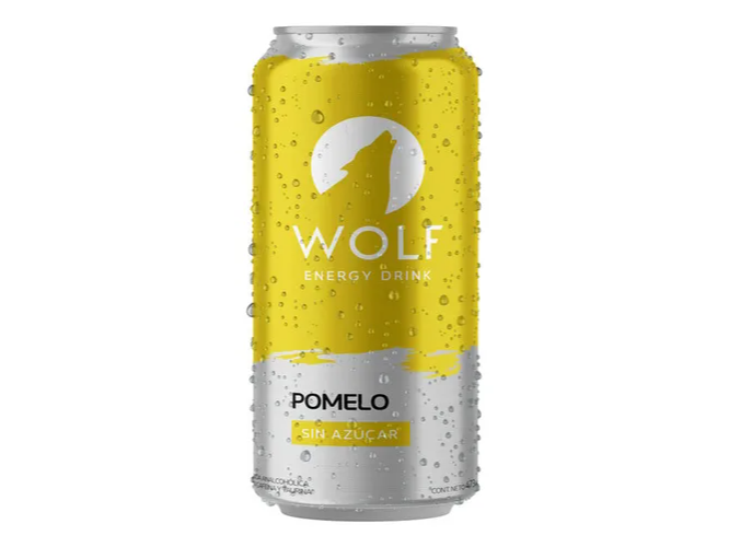 Energy Drink sabor Pomelo Zero 473ml WOLF
