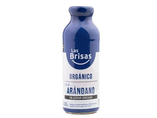 Jugo Orgánico de Arandanos 330ml LAS BRISAS