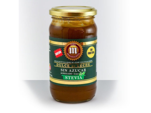 Dulce de Leche c/Stevia sin Fructosa SIN GLUTEN 400g DOÑA MAGDALENA