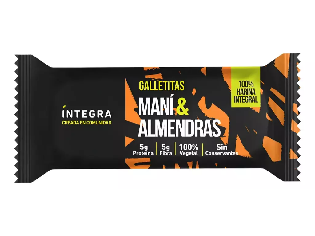Galletitas Maní y Almendras 72g INTEGRA