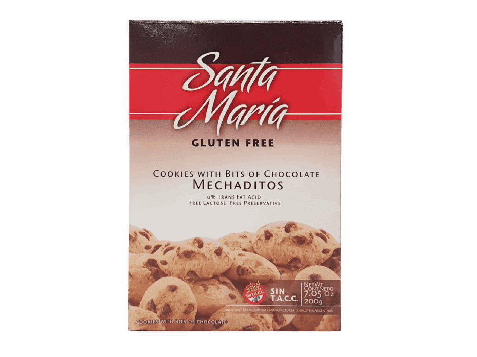 Galletitas Mechaditas SANTA MARÍA sin gluten  x200g