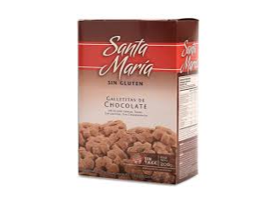 Galletitas de Chocolote SANTA MARÍA sin gluten  x200g