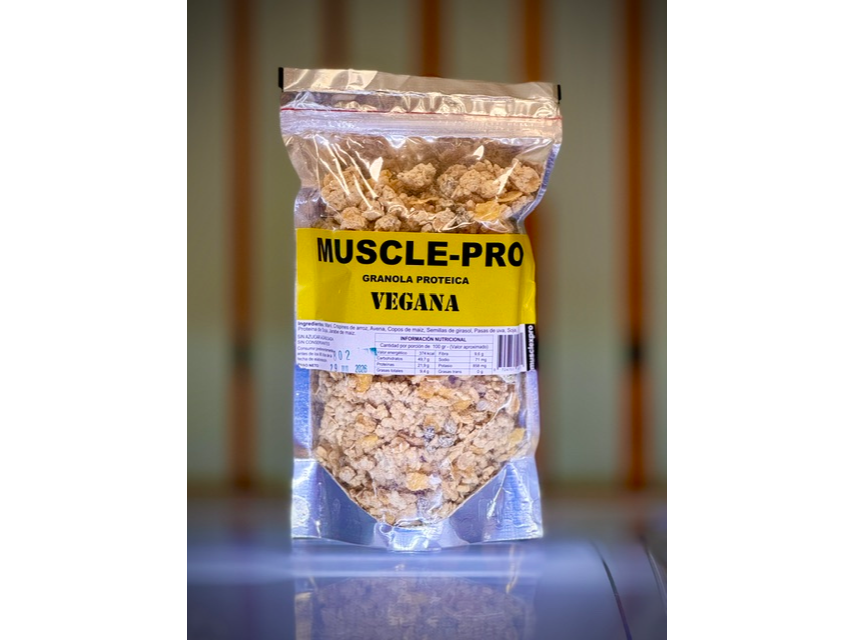 Granola Proteica Vegana x 250g MUSCLE PRO
