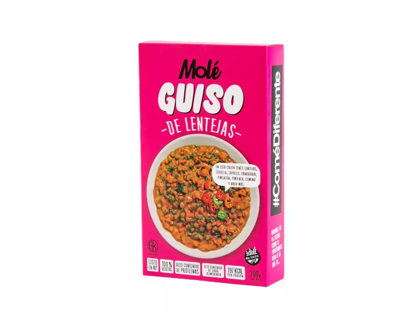 Guiso de lentejas x 200g MOLE