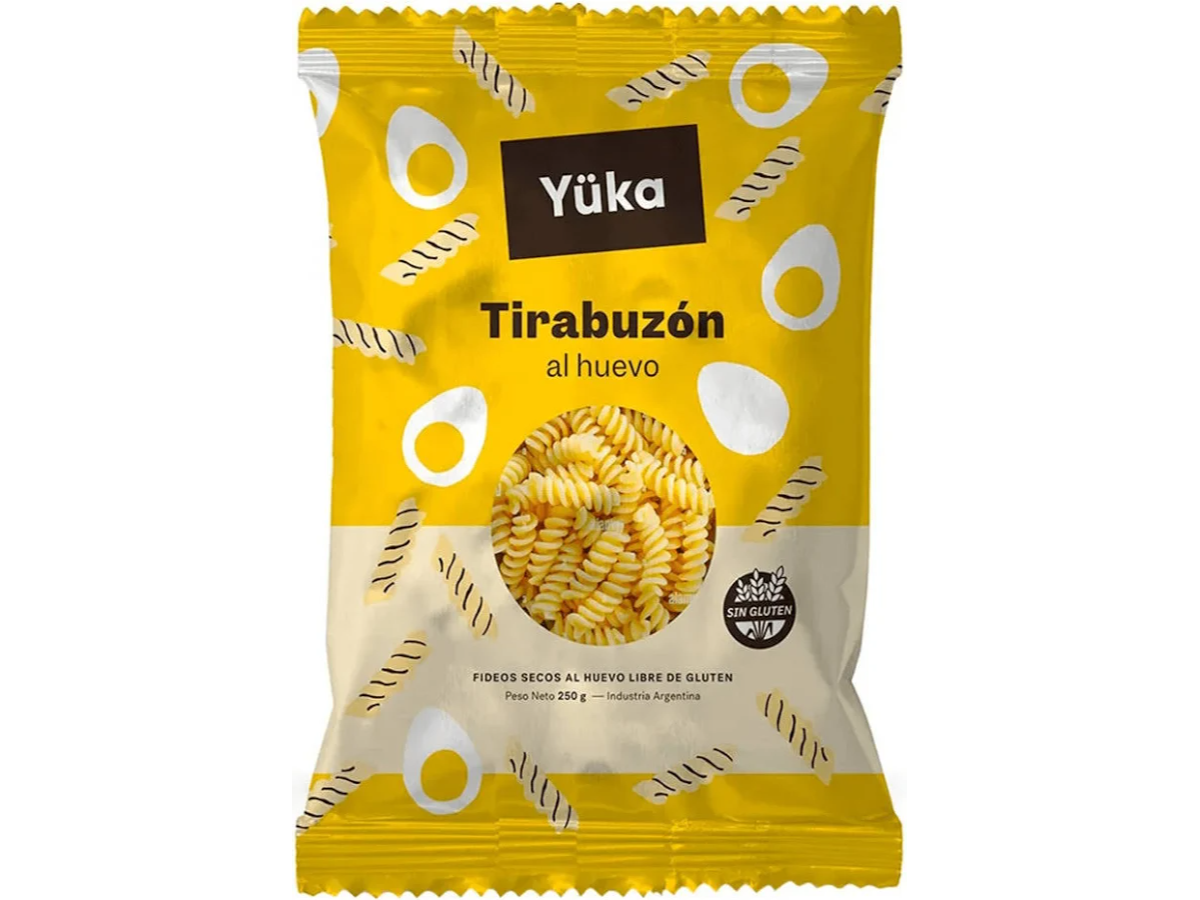 Fideos al Huevo Tirabuzon x 250g YUKA