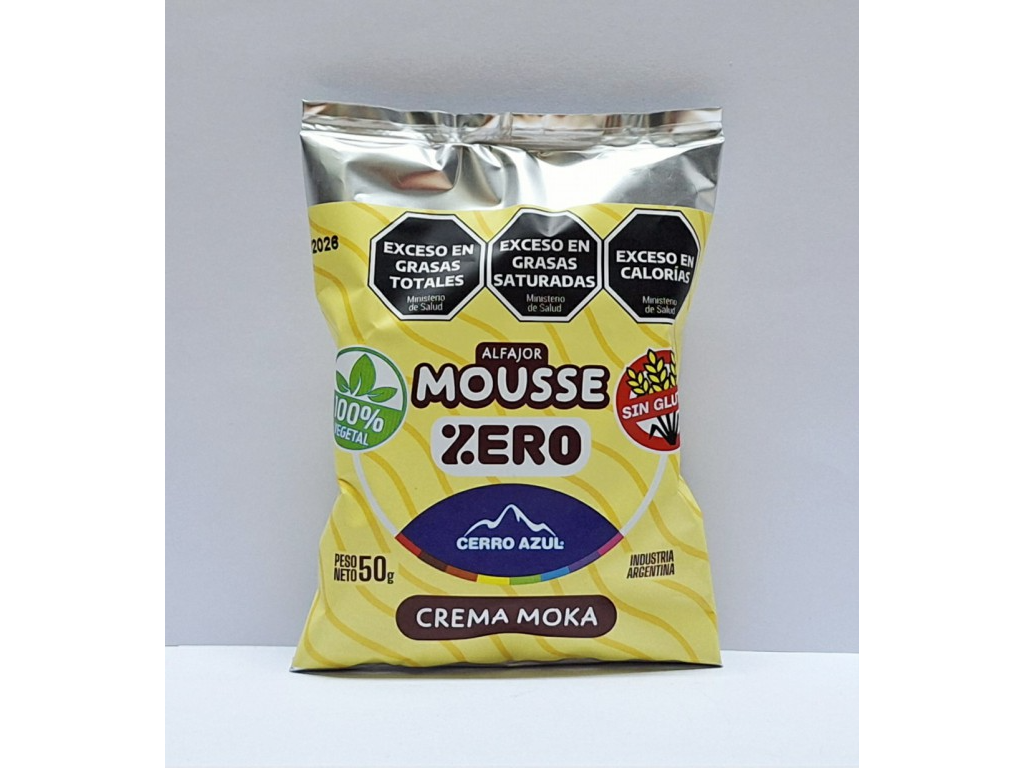 Alfajor Mousse de Crema Moka CERRO AZUL