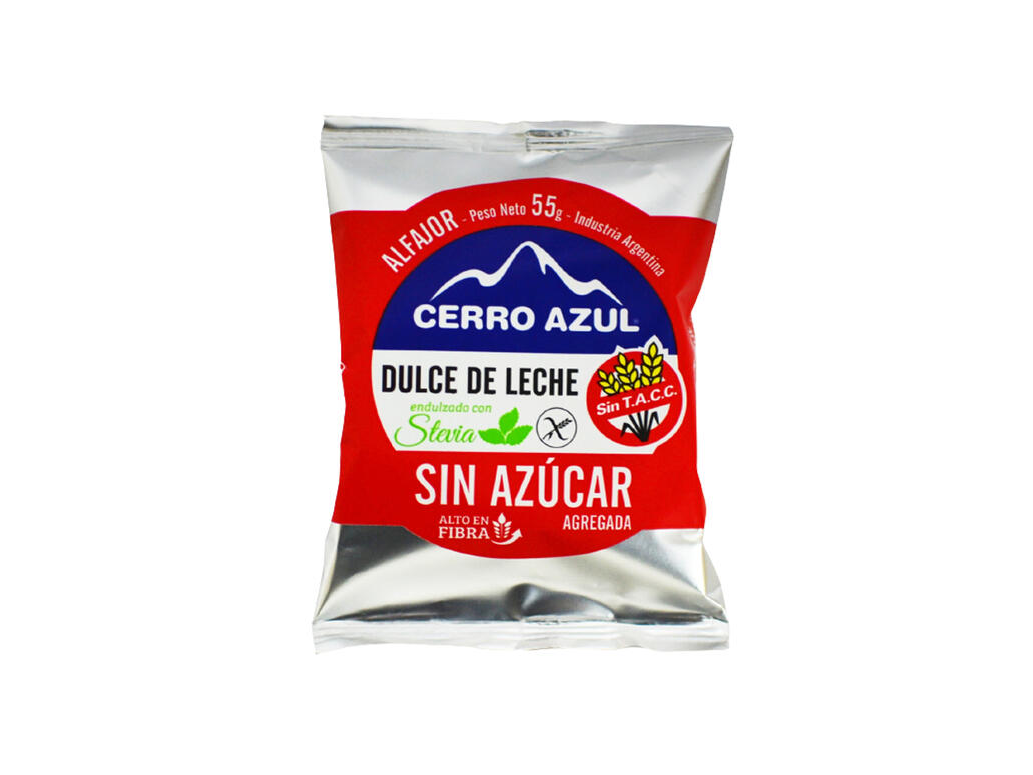 Alfajor Dulce de Leche SIN GLUTEN CERRO AZUL