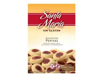 Galletitas Pepitas SANTA MARÍA sin gluten  x200g