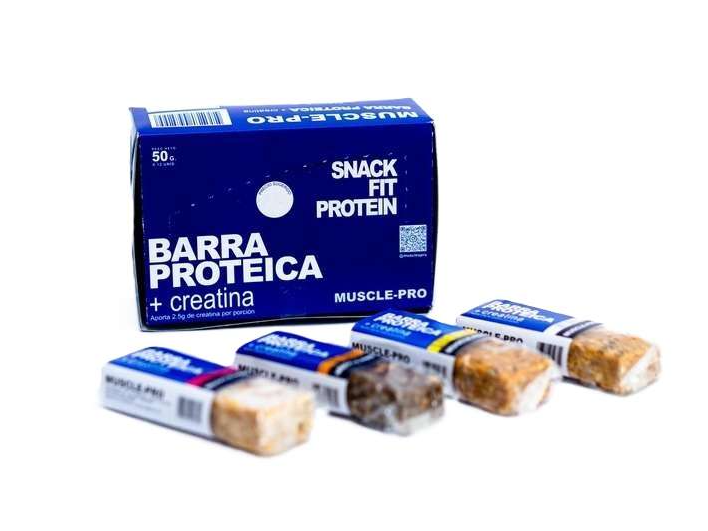 BARRA PROTEICA + CREATINA  Surtidas MUSCLE PRO