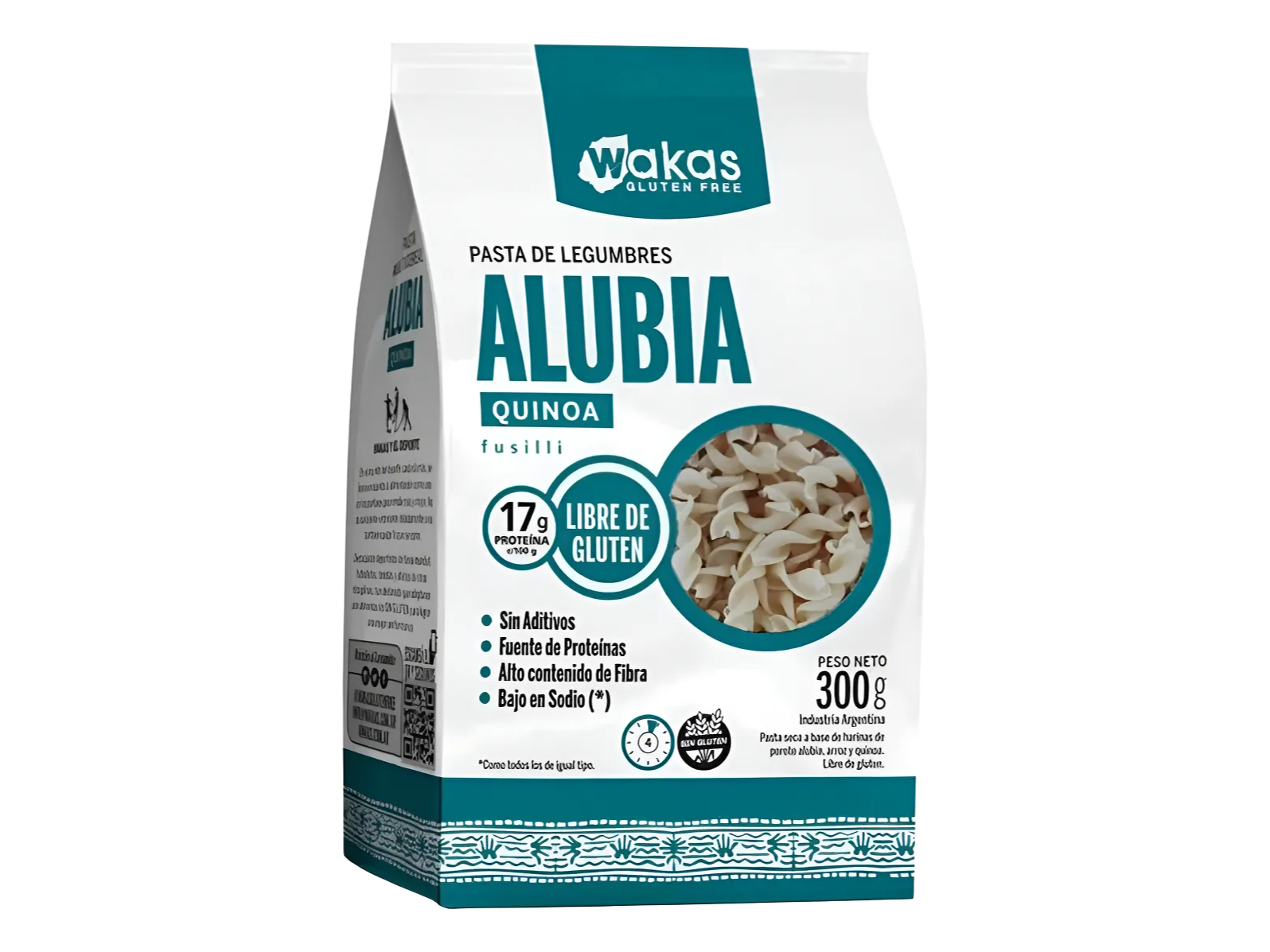 Pasta de Legumbres con Alubias y Quinoa 300g WAKAS