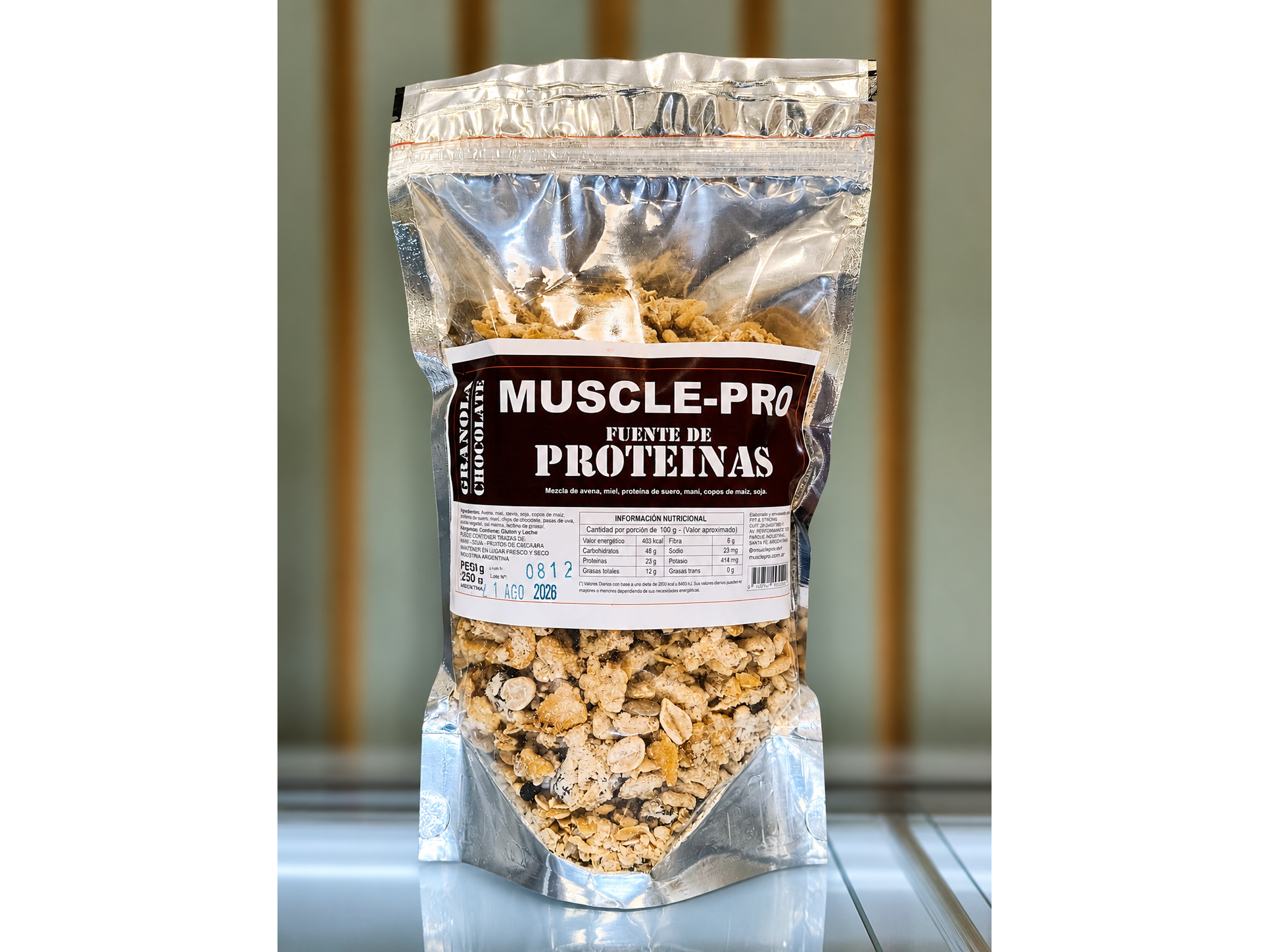 Granola Proteica con Chocolate x 250g MUSCLE PRO