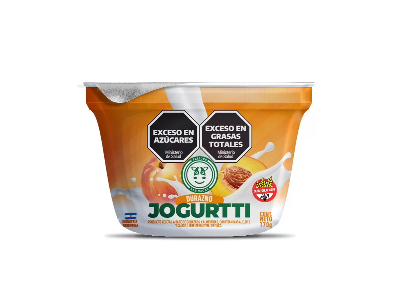 Jogurtti Durazno x 170g FELICES LAS VACAS