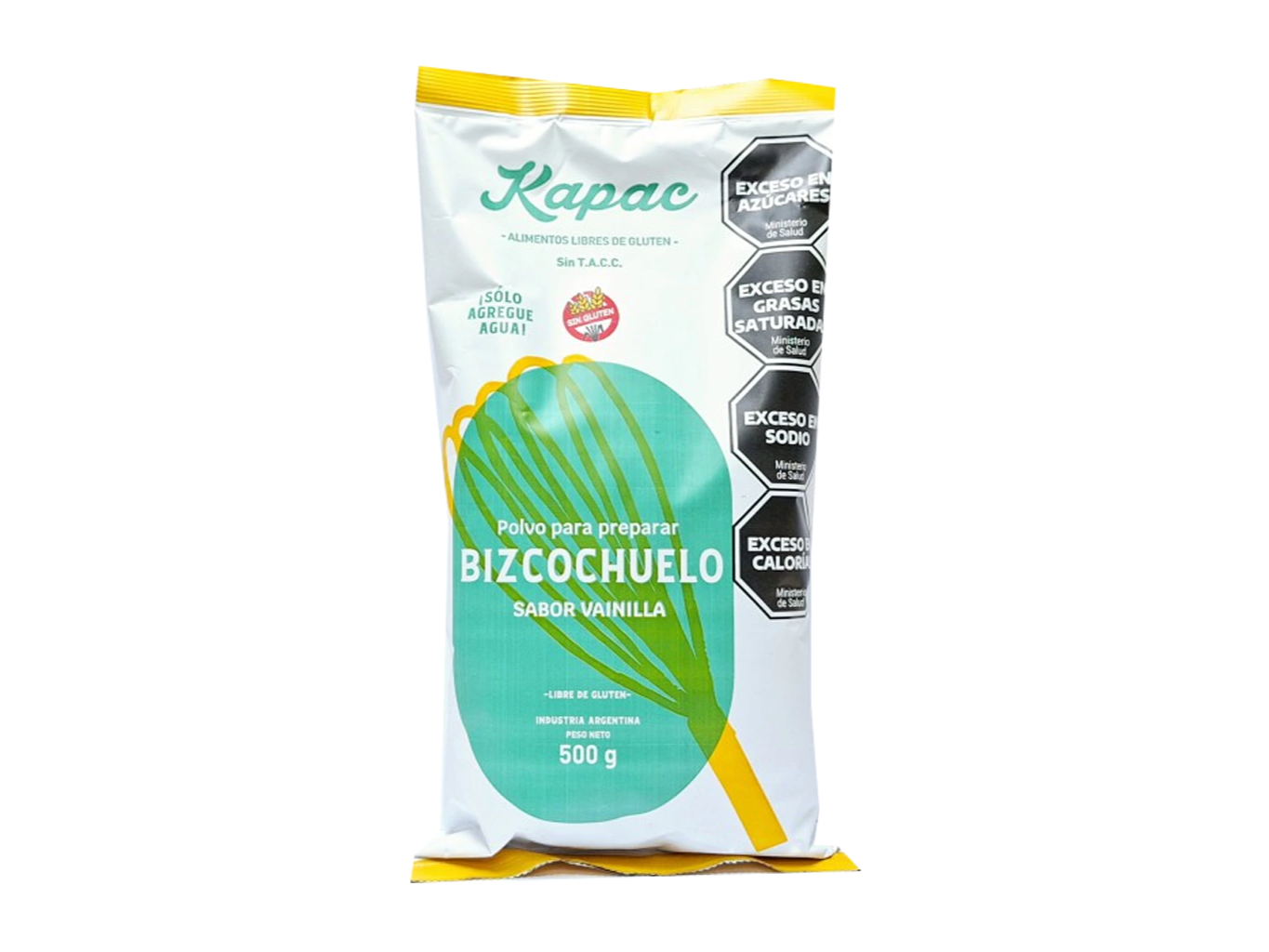 Polvo para Bizcochuelo de Vainilla 500g KAPAC