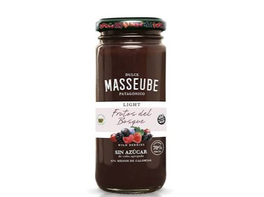 Dulce de Frutos del Bosque Light x 260g MASSEUBE