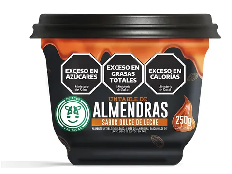 Untable de Almendras sabor Dulce de Leche x 250g FELICES LAS VACAS