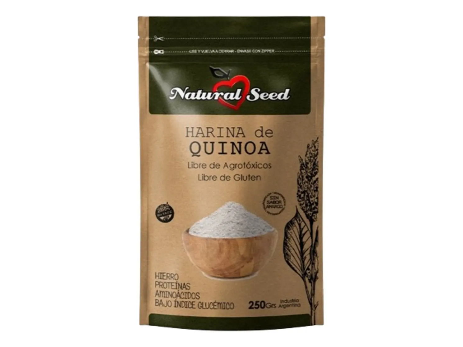 Harina de Quinoa x 250g NATURAL SEED