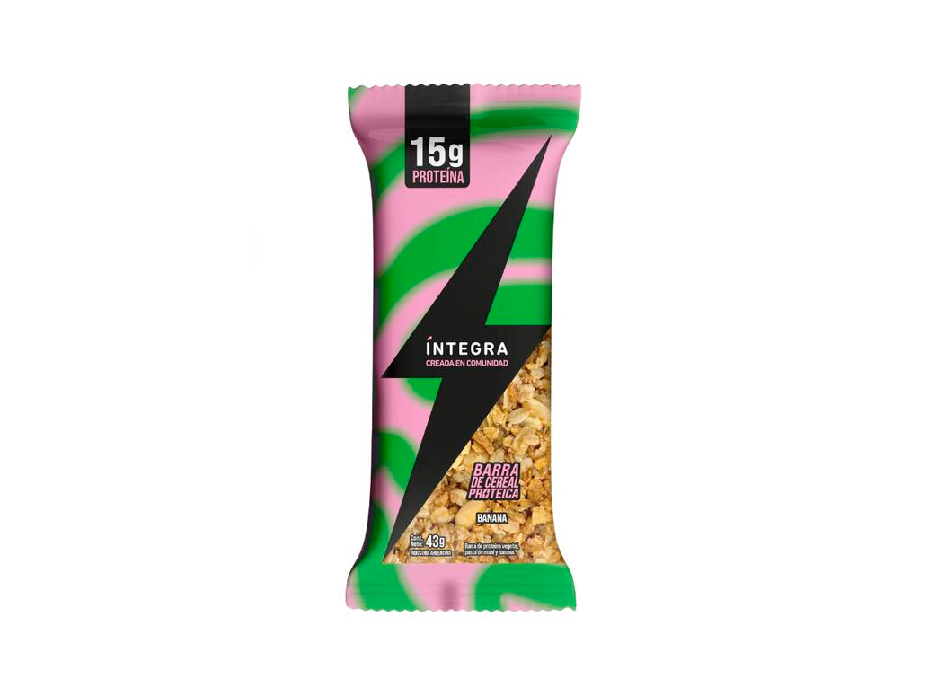 Barra de Cereal Proteica sabor Banana 43g INTEGRA