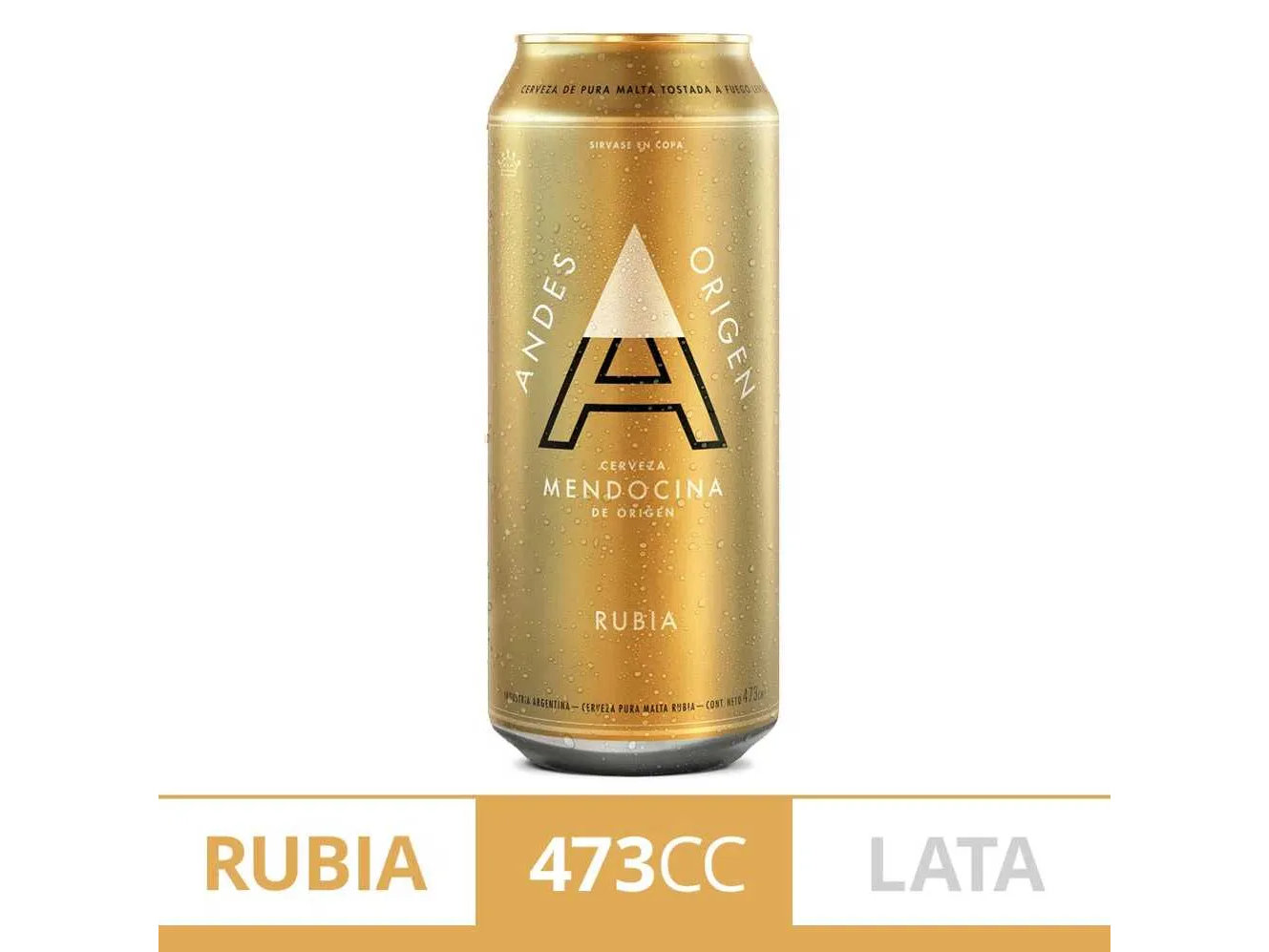 CERVEZA ANDES 473 CC